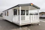 Casa Mobile Barry White – 12,5 x 4 m – Bianca con Terrazza Coperta - immagine 3
