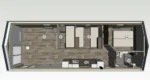 Casa mobile T3 Aza 46 m² 11,5 x 4 m - immagine 12