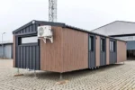 Casa Mobile Texel Deluxe – 10,45 x 3,75 m – Design Contemporaneo Legno e Antracite - immagine 4