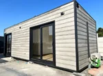 Casa modulare Aspe 8 x 3 m – 24 m² con parquet rovere, cucina e bagno con doccia - immagine 1