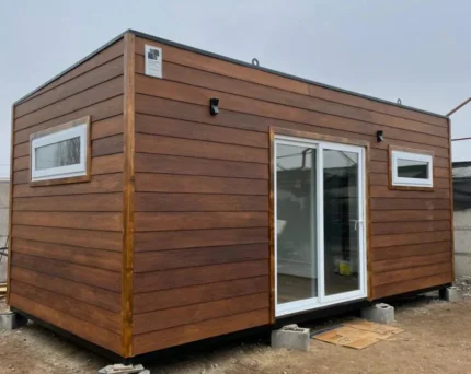 Casetta modulare Atenas 6 x 3 m – 18 m² con bagno con cabina doccia in vetro - immagine 1