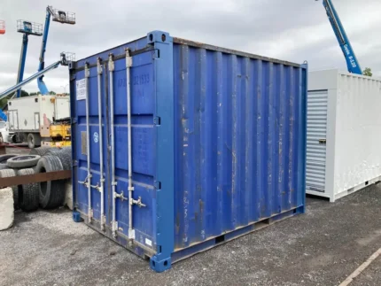 Container marittimo 10 piedi usato – colore blu, circa 15 m³ - immagine 1
