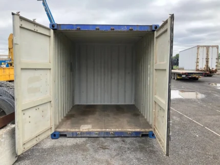 Container marittimo 10 piedi usato – colore blu, con ventilazione laterale, circa 15,9 m³ - immagine 2