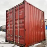Container marittimo 10 piedi usato – colore rosso mattone, circa 15 m³ - immagine 1