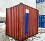 Container marittimo 10 piedi usato – colore rosso mattone, circa 15 m³ - immagine 4