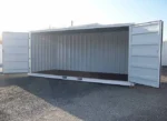 Container marittimo 15 piedi nuovo con apertura laterale – Bianco - immagine 2