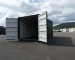 Container marittimo 15 piedi nuovo con impianto elettrico – Grigio antracite - immagine 4