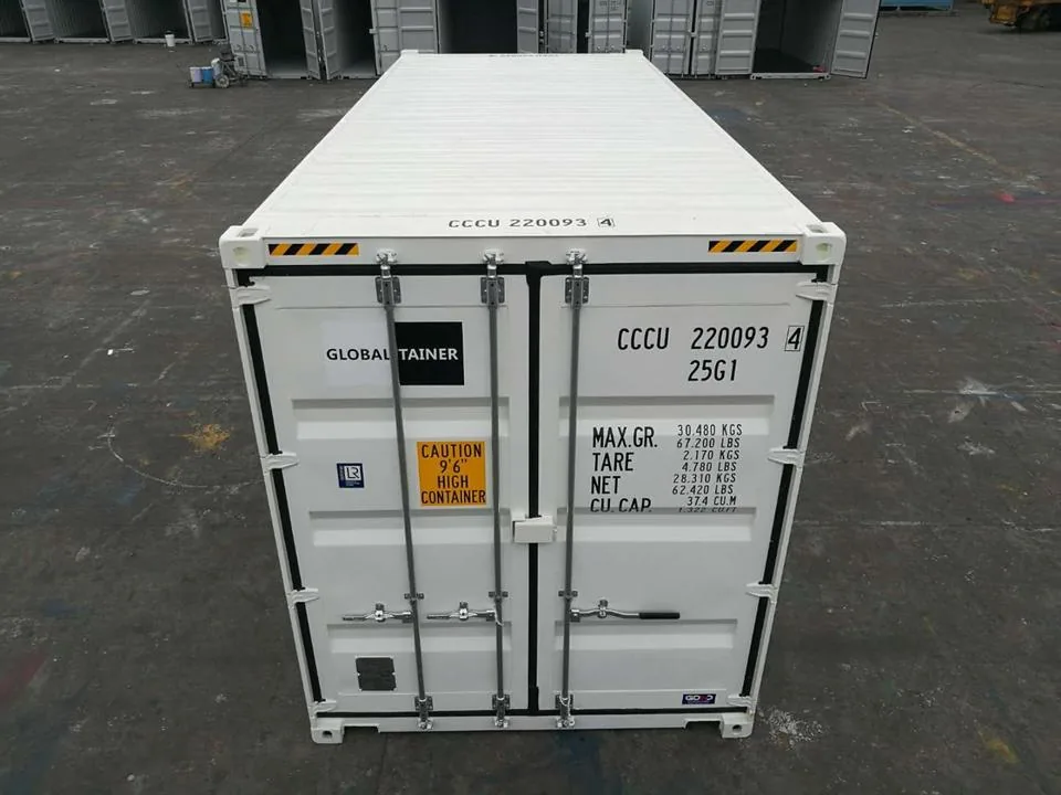 Container marittimo 20 piedi High Cube nuovo – Bianco - immagine 1