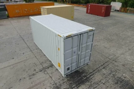 Container marittimo 20 piedi High Cube nuovo – Bianco - immagine 1