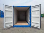 Container marittimo 20 piedi High Cube nuovo con apertura laterale – Blu e bianco - immagine 3
