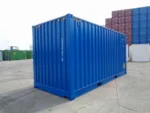 Container marittimo 20 piedi High Cube nuovo con apertura laterale – Blu e bianco - immagine 5
