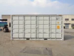 Container marittimo 20 piedi High Cube nuovo con apertura laterale – Grigio chiaro - immagine 2