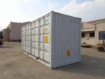 Container marittimo 20 piedi High Cube nuovo con apertura laterale – Grigio chiaro - immagine 4