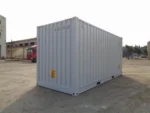 Container marittimo 20 piedi High Cube nuovo con apertura laterale – Grigio chiaro - immagine 5