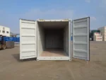 Container marittimo 20 piedi High Cube nuovo con apertura laterale – Grigio chiaro - immagine 6