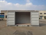 Container marittimo 20 piedi High Cube nuovo con apertura laterale – Grigio chiaro - immagine 7