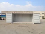 Container marittimo 20 piedi High Cube nuovo con apertura laterale – Grigio chiaro - immagine 8