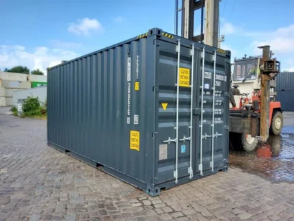 Container marittimo 20 piedi High Cube nuovo – Grigio antracite - immagine 1
