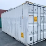 Container marittimo 20 piedi High Cube usato – colore bianco, recondizionato, circa 33 m³ - immagine 1