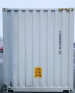 Container marittimo 20 piedi High Cube usato – colore bianco, recondizionato, circa 33 m³ - immagine 4