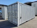 Container marittimo 20 piedi nuovo – Bianco/grigio chiaro - immagine 1
