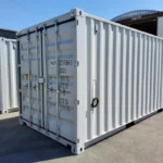 Container marittimo 20 piedi nuovo – Bianco/grigio chiaro - immagine 1