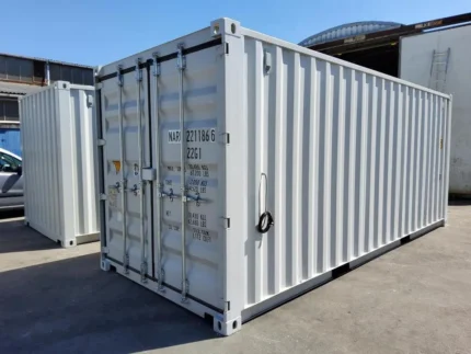 Container marittimo 20 piedi nuovo – Bianco/grigio chiaro - immagine 1