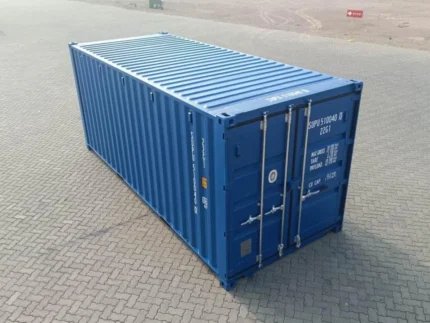 Container marittimo 20 piedi nuovo – Blu brillante (RAL 5010) - immagine 1