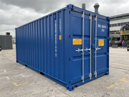 Container marittimo 20 piedi nuovo – Blu marino - immagine 1