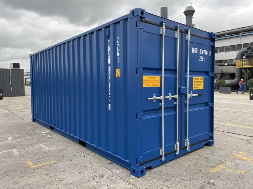 Container marittimo 20 piedi nuovo – Blu marino - immagine 1