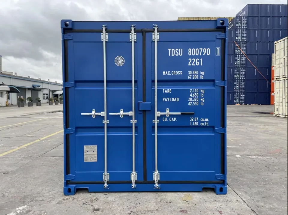 Container marittimo 20 piedi nuovo – Blu marino - immagine 2