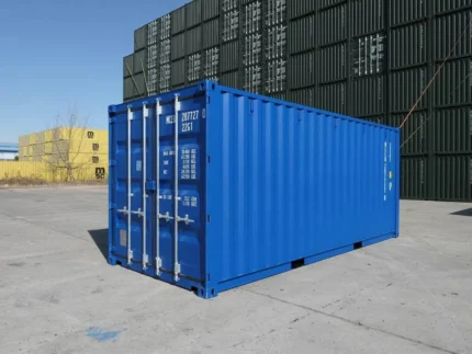 Container marittimo 20 piedi nuovo – Blu vivo - immagine 1