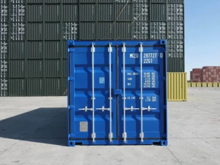 Container marittimo 20 piedi nuovo – Blu vivo - immagine 2