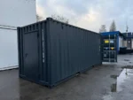 Container marittimo 20 piedi nuovo con 3 accessi – Grigio antracite - immagine 2