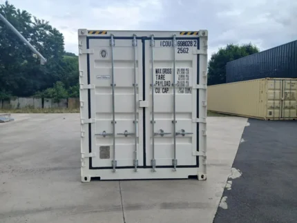 Container marittimo 20 piedi nuovo con apertura laterale – Bianco - immagine 1