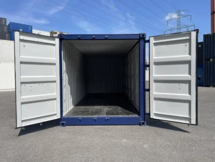 Container marittimo 20 piedi nuovo con apertura laterale – Blu marino - immagine 2