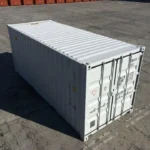 Container marittimo 20 piedi nuovo con doppia porta – Bianco - immagine 1