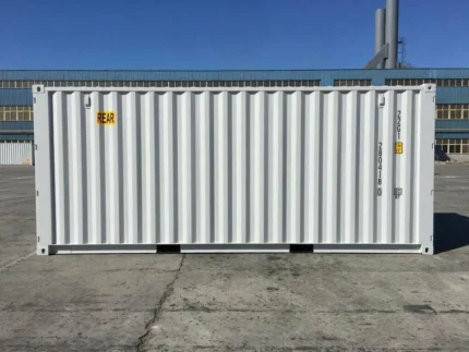 Container marittimo 20 piedi nuovo con doppia porta – Bianco - immagine 2
