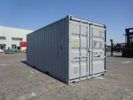 Container marittimo 20 piedi nuovo – Grigio acciaio - immagine 1