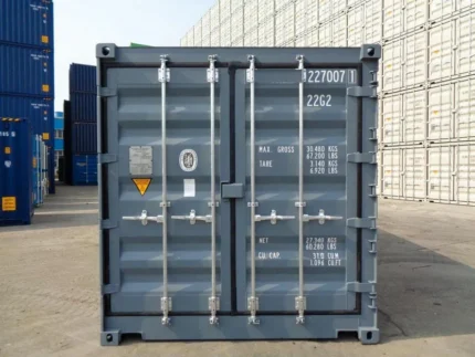 Container marittimo 20 piedi Open Side nuovo – Grigio acciaio - immagine 2