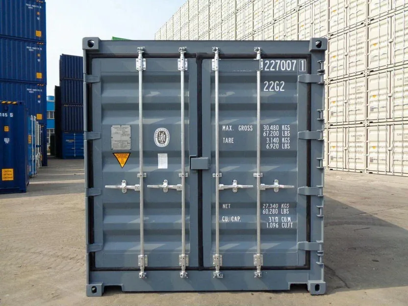 Container marittimo 20 piedi Open Side nuovo – Grigio acciaio - immagine 2