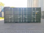 Container marittimo 20 piedi Open Side nuovo – Verde militare - immagine 3