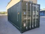 Container marittimo 20 piedi Open Side nuovo – Verde militare - immagine 4