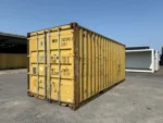 Container marittimo 20 piedi usato – giallo ocra, usura molto pronunciata, 33,2 m³ - immagine 1