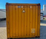 Container marittimo 20 piedi Wide High Cube usato – giallo vivo, 34,5 m³, larghezza 2,5 m - immagine 4