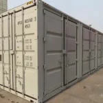 Container Marittimo 40 Piedi HC con 4 Porte Laterali Seminuovo – Beige/Crema - immagine 1