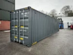 Container Marittimo 40 Piedi HC Doppia Porta Nuovo – Grigio Antracite, Tipo Tunnel - immagine 1