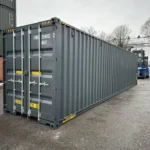 Container Marittimo 40 Piedi HC Doppia Porta Nuovo – Grigio Antracite, Tipo Tunnel - immagine 1