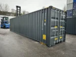 Container Marittimo 40 Piedi HC Doppia Porta Nuovo – Grigio Antracite, Tipo Tunnel - immagine 2
