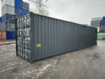 Container Marittimo 40 Piedi HC Doppia Porta Nuovo – Grigio Antracite, Tipo Tunnel - immagine 3